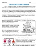 U.S. Constitutional Convention Worksheet (Conflicts and Co