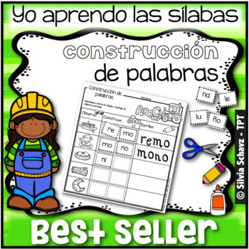 Preview of Yo aprendo las sílabas - Construcción de palabras/ I learn syllables in Spanish
