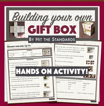 Preview of Construct Your Own Gift Box Mothers Day Math Project STEM Net Exchange Activity