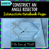 Construct an Angle Bisector Interactive Notebook Pages