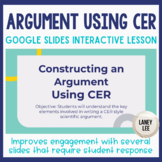Construct an Argument using CER Google Slides Presentation