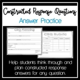 Constructed Response Answer Practice