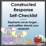 Constructed Response Checklist for Students