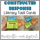 Constructed Response Literacy Task Cards
