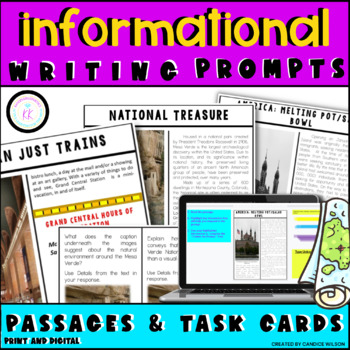 Preview of Writing Prompts Informational