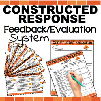 Preview of Extended & Short Answer Constructed Response Peer Editing Checklist & Rubric