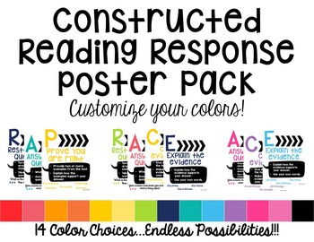 Preview of Constructed Response Posters - RACE, ACE, & RAP