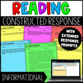 Constructed Response Questions : Informational/Nonfiction 