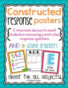 Preview of Constructed Response Strategy Posters