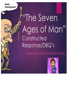 Preview of The Seven Ages of Man Writing Prompts  CCSS digital resource