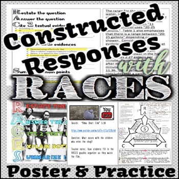 Preview of CONSTRUCTED RESPONSES with RACES for Older Students
