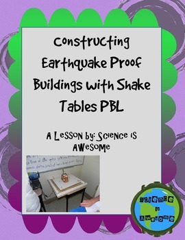 Preview of Earth Science: Earthquakes: Problem Based Learning: PBL: Constructing Buildings