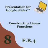 Constructing Linear Functions for 8th Grade Math 8.F.B.4