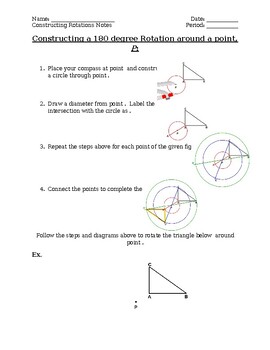 Preview of Constructing Rotations Guided Notes