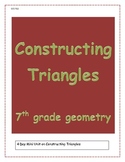 Constructing Triangles - Mini Unit