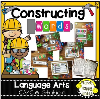 Constructing Words CVCe Phonics Station ~ Nuts and Bolts