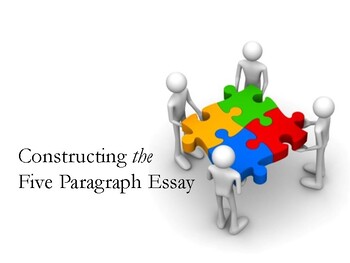 Preview of Constructing a Five-Paragraph Essay /A Guide to the Basics with Checks & Samples