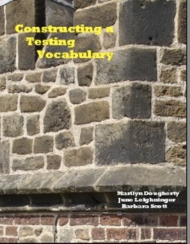 Preview of Testing Vocabulary: Constructing a Testing Vocabulary (Test Prep)
