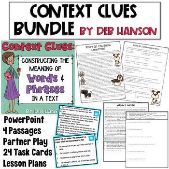 Preview of Context Clues BUNDLE: Constructing the Meaning of Words and Phrases In a Text
