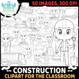 Construction Digital Stamps (Lime and Kiwi Designs)