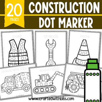 Construction Dot Marker Activity Do A Dot Craft Toddler Fine Motor Preschool