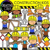 Construction Kid Friends {Construction Clipart and Occupat
