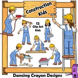 Construction Kids Clip Art | Children Building