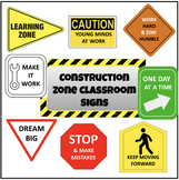 Construction Learning Zone | Classroom, Hallway, Door Decor