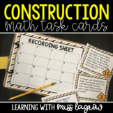 Construction Math Task Cards - Problem Solving and Operations