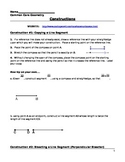 Construction Packet for Common Core Geometry