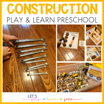 Construction Preschool Plans and Printables by Heidi Dickey | TpT