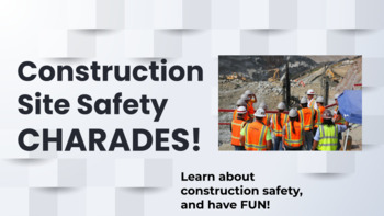 Preview of Construction Safety Charades Game GoogleSlides