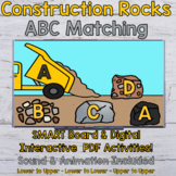 Construction Site Rocks ABC Match -  SMART Board Activities 