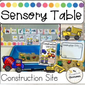 Construction Site Sensory Table | Community Helpers | Preschool