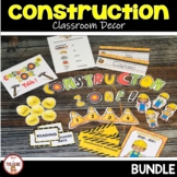 Construction Theme Classroom Decor Bundle