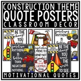 Construction Theme Classroom Decor Motivational Posters Do
