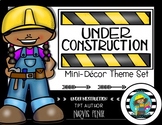 Construction Theme Classroom Mini Decor Set