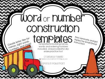 Preview of Construction Theme Editable Templates