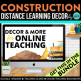 Construction Theme | Online Teaching Backdrop | Google Cla