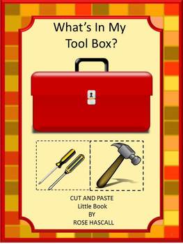 Preview of Construction Theme Tools Matching Pictures Special Education Booklet