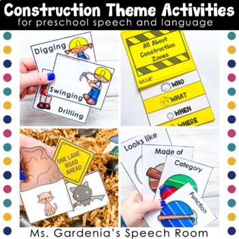 Preview of Construction Theme for Preschoolers