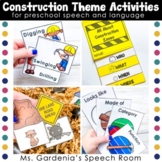 Construction Theme for Preschoolers