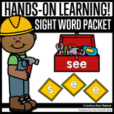 Construction Themed Sight Word Packet