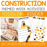 Construction Themed Week Activities for Toddlers, Pre K, a