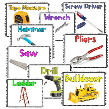 Makerspace Posters Construction Tools STEM by Miss Tech Queen | TpT