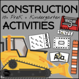 Construction - Tools - Building: PreK + K Activities