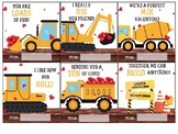 Construction Valentine's Cards