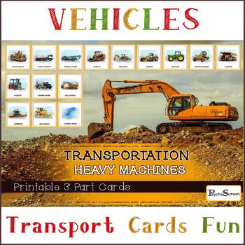 Preview of Construction Vehicles, Heavy machines, Heavy equipment, Transportation pack