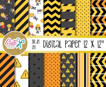 Preview of Construction digital paper