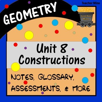 Preview of Constructions (Geometry - Unit 8)